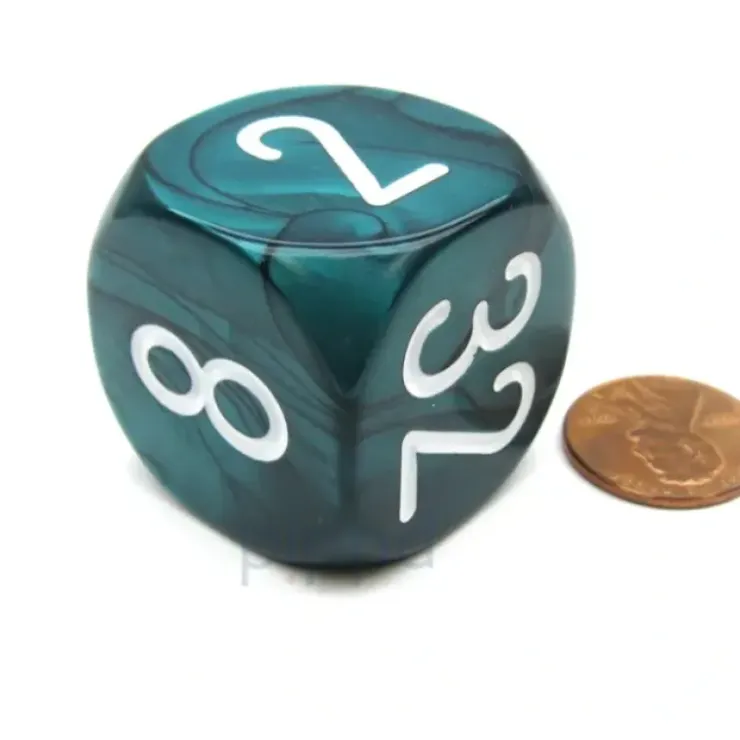 Dice>Large Backgammon 30mm Doubling Cube Dice - Green - Your Source for Gaming Essentials