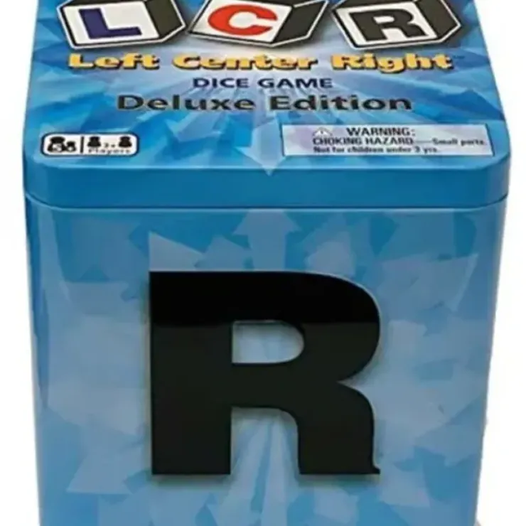 Dice>LCR Left Center Right DICE Game - Deluxe Box Edition - Your Source for Gaming Essentials