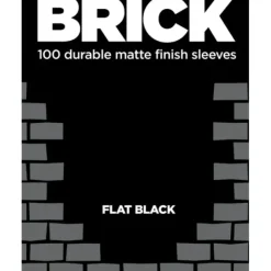 Cards>Legion Brick Sleeves with Box - Flat Black (100) - Your Source for Gaming Essentials
