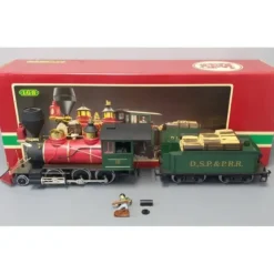 LGB 2018D G Scale DSP&PRR 2-6-0 Mogul Steam Locomotive & Tender #18 VG/Box - Your Source for Gaming Essentials