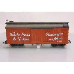 LGB 41675 G Scale White Pass "Gateway to the Yukon" Boxcar #742 - Your Source for Gaming Essentials