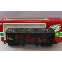 LGB 4076-W02 G Scale White Pass 2-Bay Hopper with Coal Load LN/Box - Your Source for Gaming Essentials