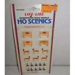 Life Like 1116 HO Scale Scenics Hand Painted Road Barriers - Your Source for Gaming Essentials