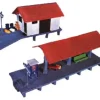 Life Like 433-1347 HO Train Station Building Kit - Your Source for Gaming Essentials