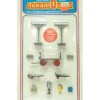 Life Like 1853 O Gauge Station Baggage Handling & Other Accessories (Set of 11) - Your Source for Gaming Essentials
