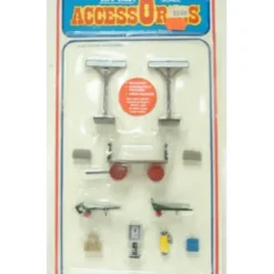 Life Like 1853 O Gauge Station Baggage Handling & Other Accessories (Set of 11) - Your Source for Gaming Essentials