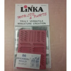 Linka B6 HO Brickwork Mould Gables,Extensions,Half Sections, Coping & Covering - Your Source for Gaming Essentials