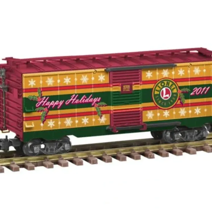 Lionel 8-87035 G Scale 2011 Happy Holidays Boxcar - Your Source for Gaming Essentials