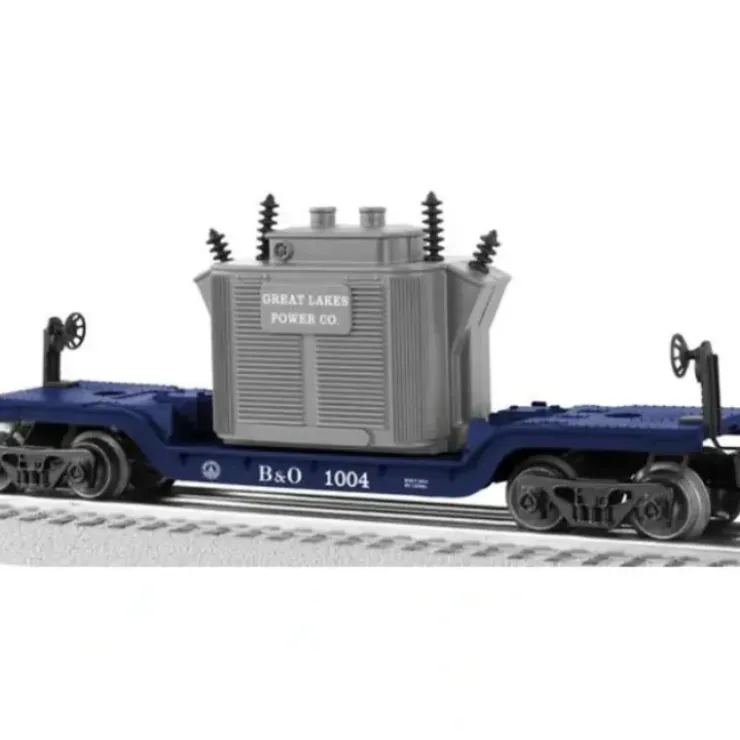 Lionel 6-81004 O B&O Depressed Center Flat Car w/Transformer - Your Source for Gaming Essentials