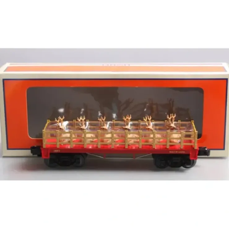 Lionel 6-81984 O Christmas General Flatcar with Reindeer Load #1887 - Your Source for Gaming Essentials