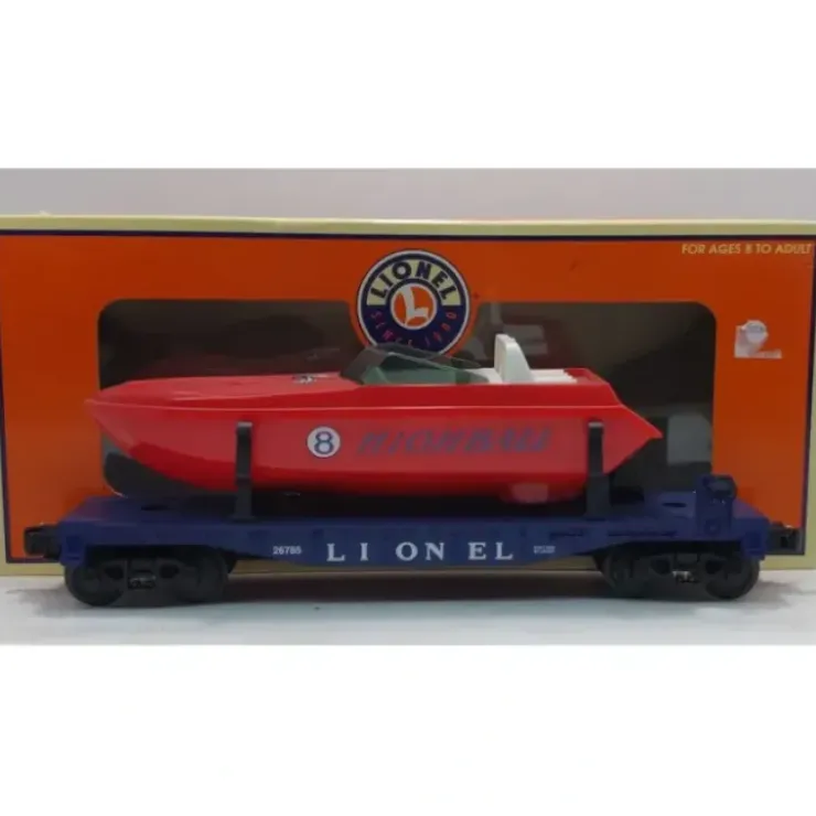 Lionel 6-26785 O Flatcar w/Power Boat - Your Source for Gaming Essentials