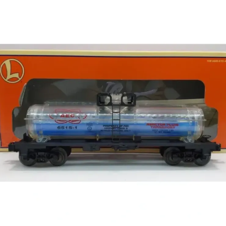 Lionel 6-16153 O Gauge AEC Reactor Fluid Tank Car (Blue) LN/Box - Your Source for Gaming Essentials