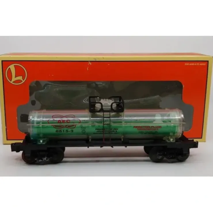 Lionel 6-16155 O Gauge AEC Reactor Fluid Tank Car (Green) EX/Box - Your Source for Gaming Essentials