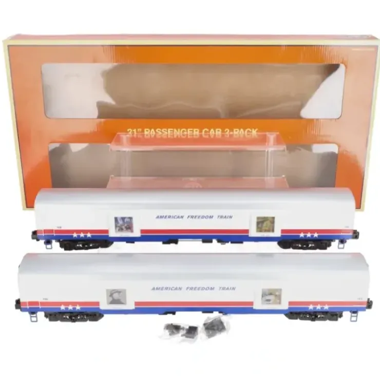 Lionel 6-83592 O Gauge American Freedom Train Passenger Car 2 Pack EX/Box - Your Source for Gaming Essentials