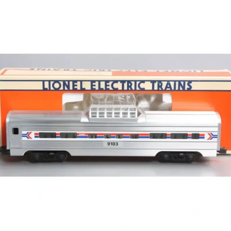 Lionel 6-19103 O Gauge Amtrak Aluminum Vista Dome Passenger Car #9103 NIB - Your Source for Gaming Essentials