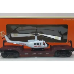Lionel 6-16968 O Gauge Aviation Flatcar with Ertl Helicopter #6461 LN/Box - Your Source for Gaming Essentials