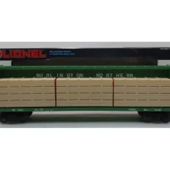 Lionel 6-16371 O Gauge Burlington Northern I-Beam Flat Car w/ Wood Load #16371 LN/Box - Your Source for Gaming Essentials