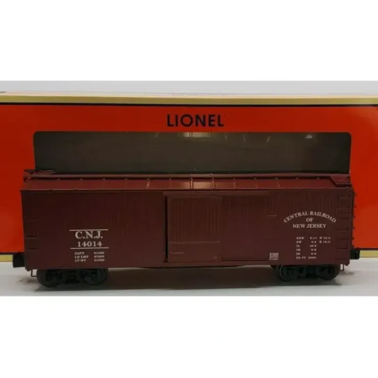 Lionel 6-81838 O Gauge Central New Jersey Double-Sheathed Boxcar #14014 - Your Source for Gaming Essentials