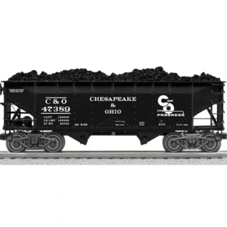 Lionel 6-27973 O Gauge Chesapeake & Ohio Scale Offset Hopper Set (Set of 3) - Your Source for Gaming Essentials
