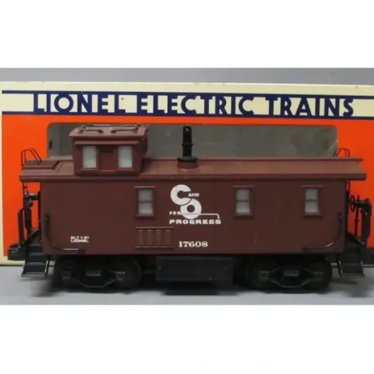 Lionel 6-17608 O Gauge Chessie Steelside Square Window Caboose #17608 w/ Smoke LN/Box - Your Source for Gaming Essentials
