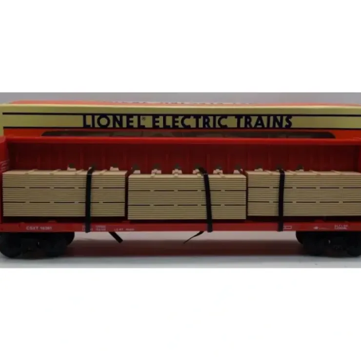 Lionel 6-16381 O Gauge CSXT Center I-Beam Flatcar LN/Box - Your Source for Gaming Essentials