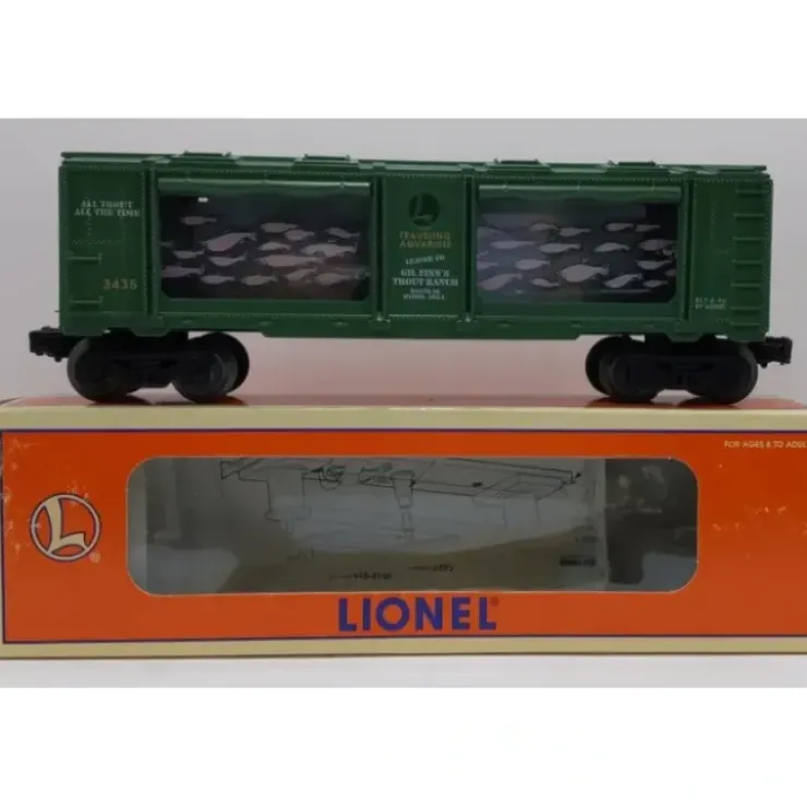 Lionel 6-16742 O Gauge Gil Finn's Trout Ranch Animated Aquarium Car #3435 LN/Box - Your Source for Gaming Essentials