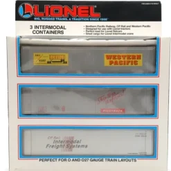 Lionel 6-12907 O Gauge Intermodal Containers (Set of 3) LN/Box - Your Source for Gaming Essentials