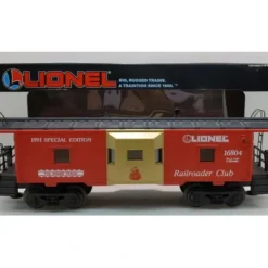 Lionel 6-16804 O Gauge Lionel Railroader Club Bay Window Caboose NIB - Your Source for Gaming Essentials