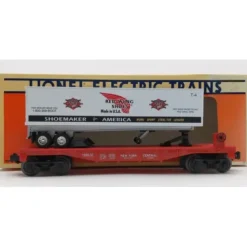 Lionel 6-16953 O Gauge New York Central Flatcar w/ Red Wing Shoes Trailer NIB - Your Source for Gaming Essentials