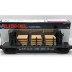 Lionel 6-16347 O Gauge Ontario Northland Bulkhead Flat w/Wood Load NIB - Your Source for Gaming Essentials