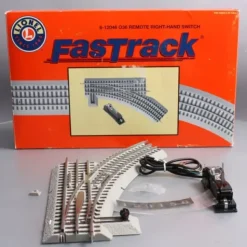 Lionel 6-12046 O Gauge O36 Right Hand Remote-Control FasTrack Switch/Turnout LN/Box - Your Source for Gaming Essentials