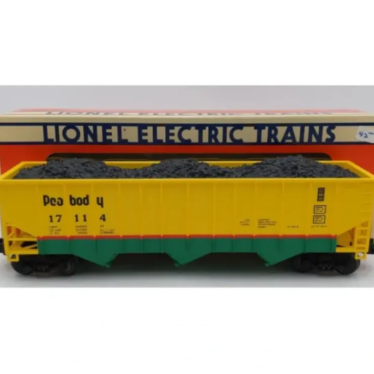 Lionel 6-17114 O Gauge Peabody 3-Bay Hopper with Coal Load LN/Box - Your Source for Gaming Essentials