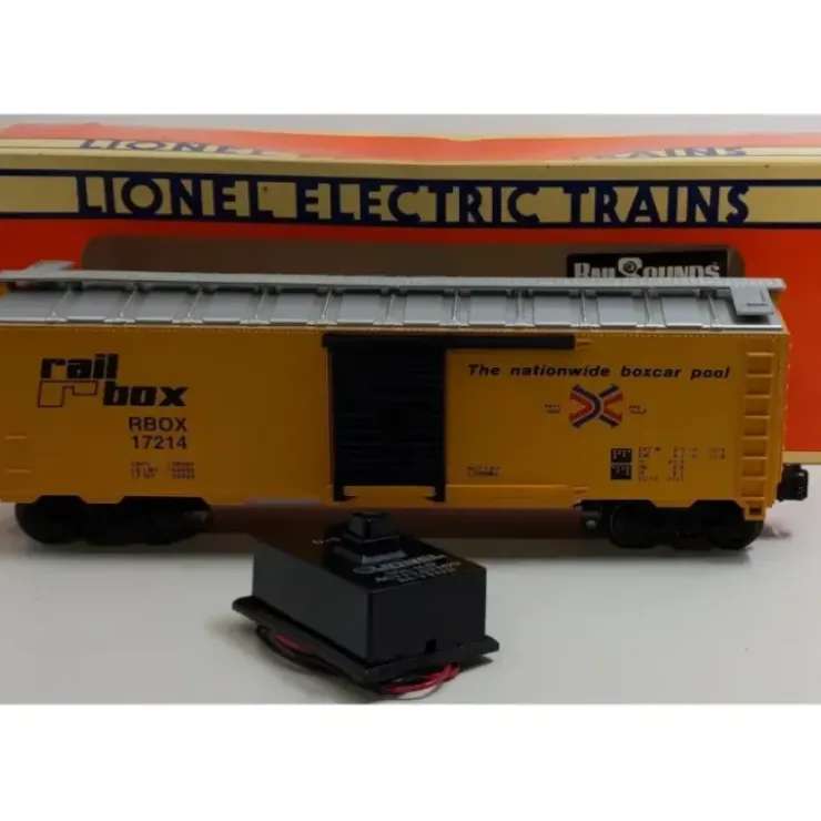 Lionel 6-17214 O Gauge RailBox Boxcar with Diesel Railsounds #17214 LN/Box - Your Source for Gaming Essentials