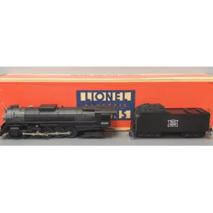Lionel 6-18001 O Gauge Rock Island 4-8-4 Steam Locomotive & Tender #5100 VG/Box - Your Source for Gaming Essentials