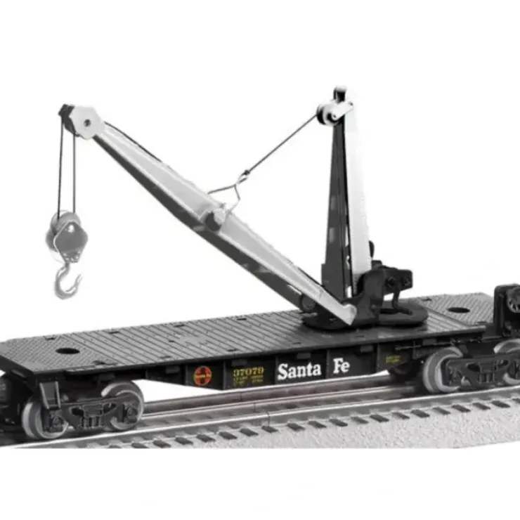 Lionel 6-37079 O Gauge Santa Fe Derrick Car #37079 - Your Source for Gaming Essentials
