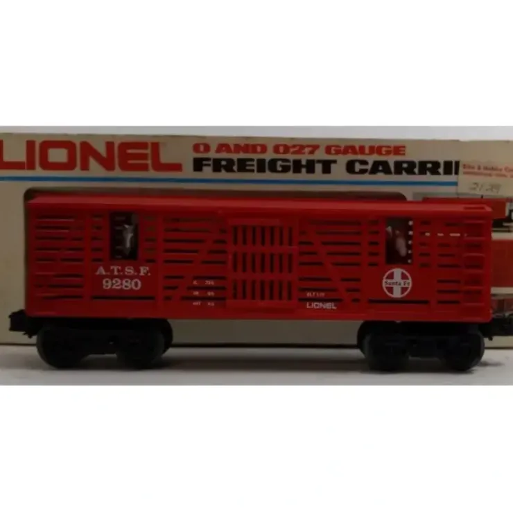 Lionel 6-9280 O Gauge Santa Fe Horse Transport Car LN/Box - Your Source for Gaming Essentials