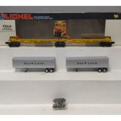 Lionel 6-16322 O Gauge TTUX Flatcar with 2 Sealand Trailers #16321, #16322 LN/Box - Your Source for Gaming Essentials