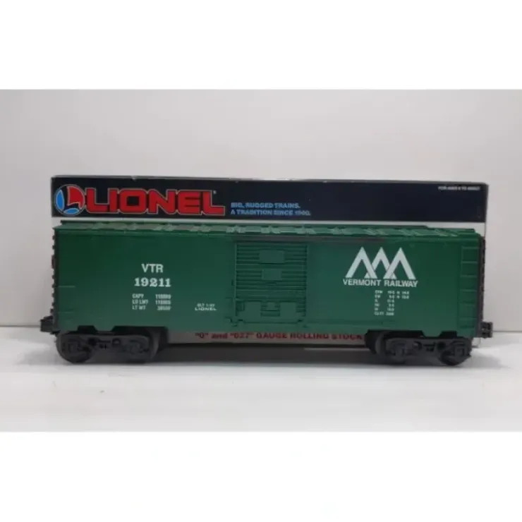 Lionel 6-19211 O Gauge Vermont Railway Boxcar LN/Box - Your Source for Gaming Essentials