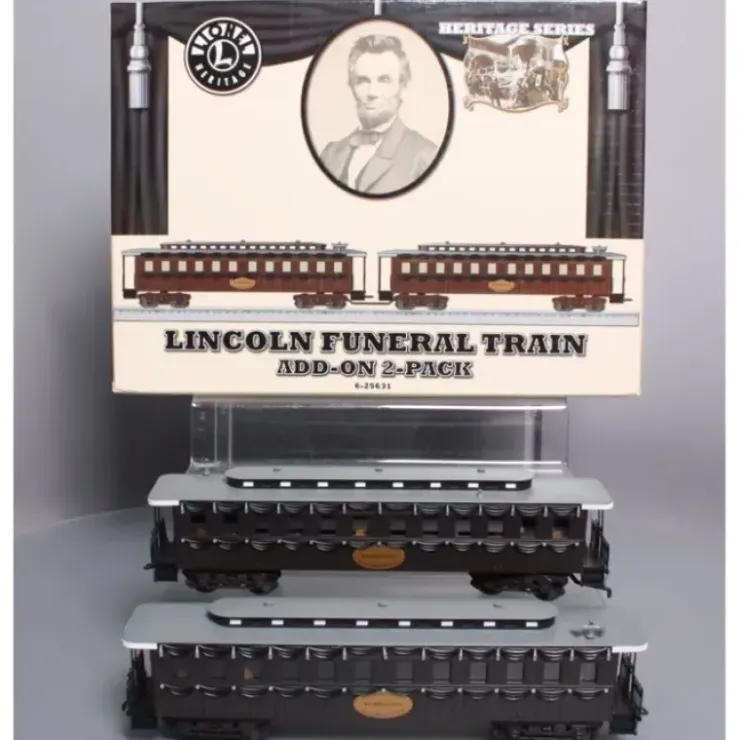 Lionel 6-25631 O Lincoln Funeral Train Add-On Cars (Pack of 2) - Your Source for Gaming Essentials