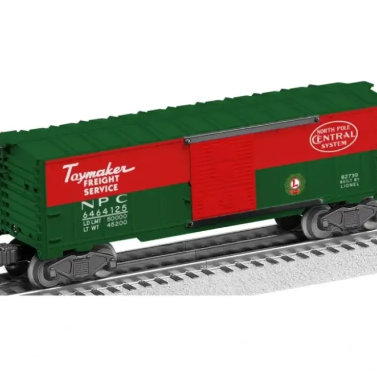 Lionel 6-82739 O North Pole Central Steel 3-Rail Boxcar #6464125 - Your Source for Gaming Essentials