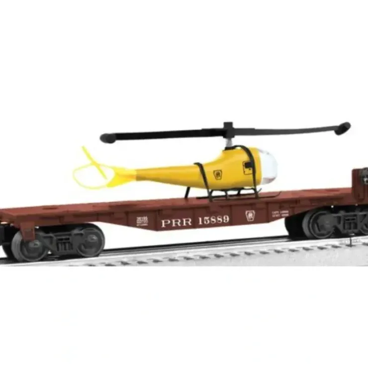 Lionel 6-36195 O PRR Patrol Helicopter Flatcar - Your Source for Gaming Essentials