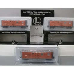 Lionel 2026970 O VISIONLINE Pacific Fruit Express Reefer Cars (Pack of 3) MT/Box - Your Source for Gaming Essentials