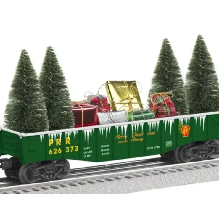 Lionel 6-81999 PRR Gondola with Christmas Gifts & Trees #626373 - Your Source for Gaming Essentials