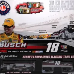 Lionel T1828 Kyle Busch NASCAR O Gauge Steam Train Set - Your Source for Gaming Essentials