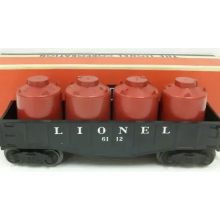 Lionel 6112-1 Vintage O Gondola Car with Canisters - Your Source for Gaming Essentials