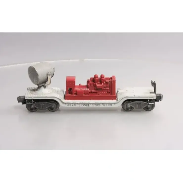 Lionel 6520 Vintage O Lionel Lines Maroon Generator Operating Searchlight Car VG - Your Source for Gaming Essentials