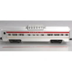 Lionel 2562 Vintage O Santa Fe Regal Pass Red Stripe Aluminum Vista Dome Car VG - Your Source for Gaming Essentials