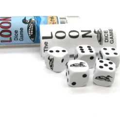 Dice>Loon Dice Game 5 Dice Set with Travel Tube and Instructions - Your Source for Gaming Essentials