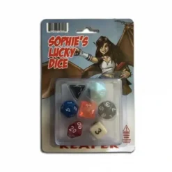 Dice>Lucky Pizza Dungeon Dice - Sophie's Lucky Dice Set - Your Source for Gaming Essentials