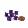 Dice>Luminary Borealis 9mm Mini 8 Sided D8 Dice, 6 Pieces - Royal Purple with Gold - Your Source for Gaming Essentials